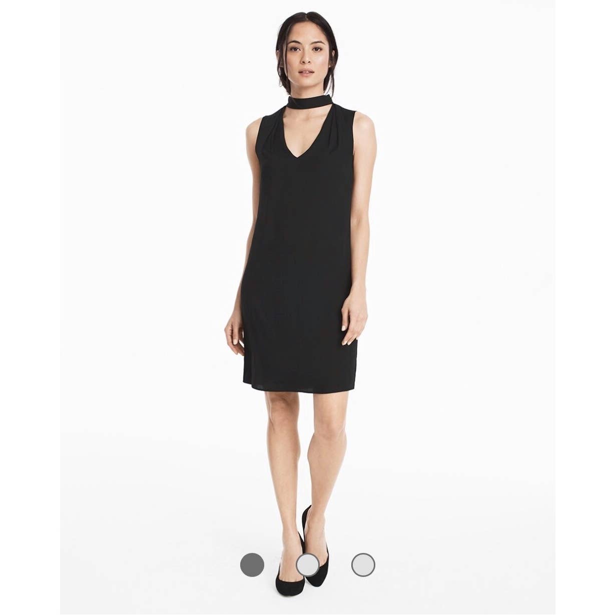 White House Black Market Choker Dress - Second Seams