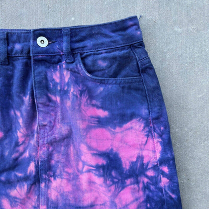 ASOS x Collusion Tie Dye Denim Skirt - Second Seams