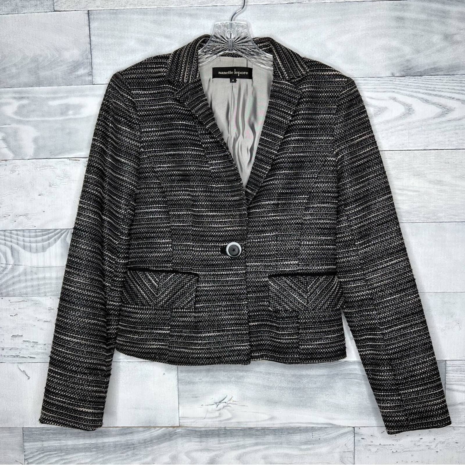 Nanette Lepore Metallic Blazer - Second Seams