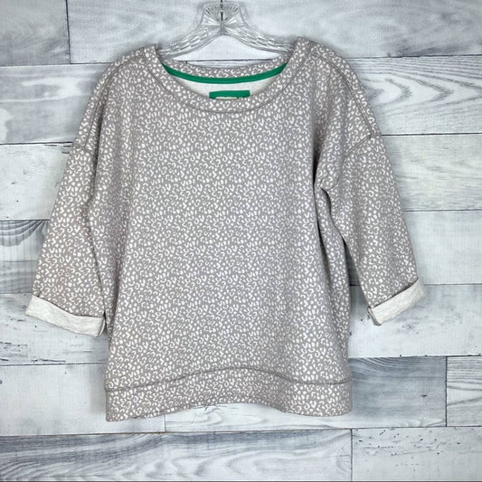 Anthropologie Lilka Leopard Sweatshirt - Second Seams