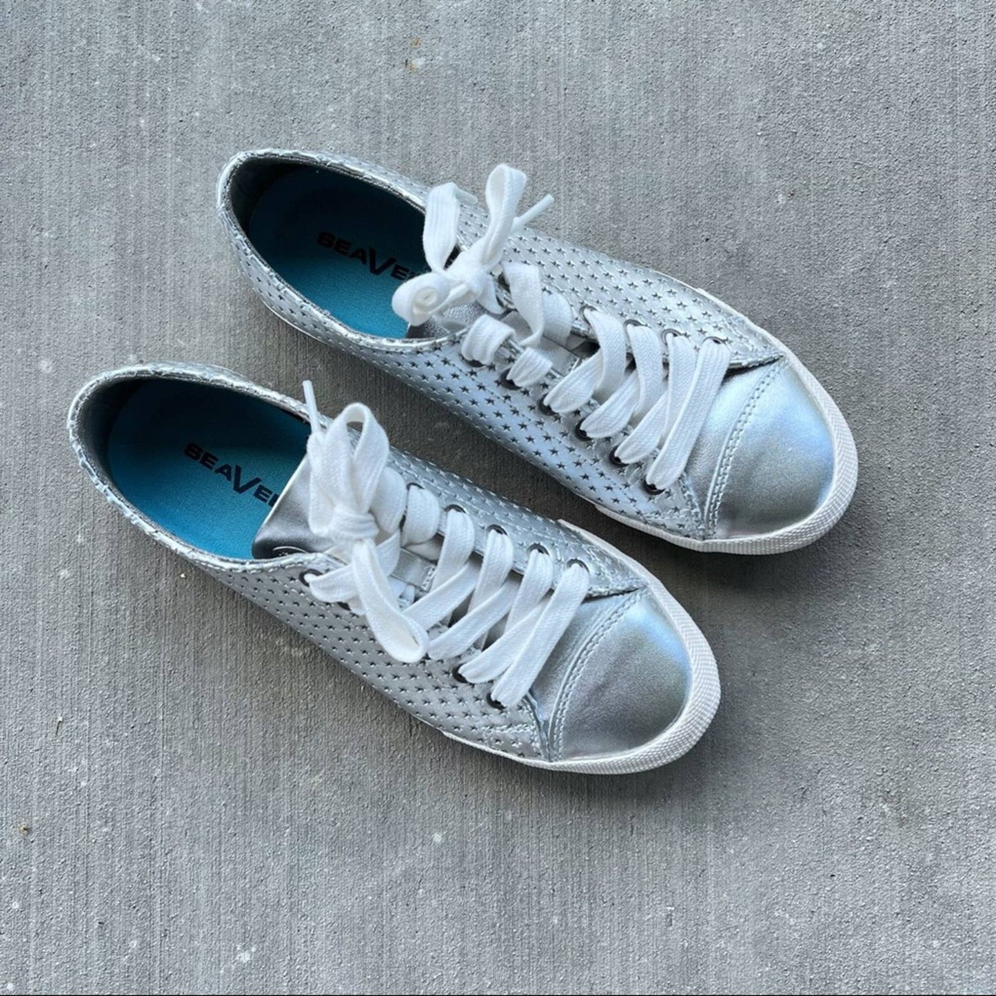 SeaVees Silver Star Sneakers - Second Seams