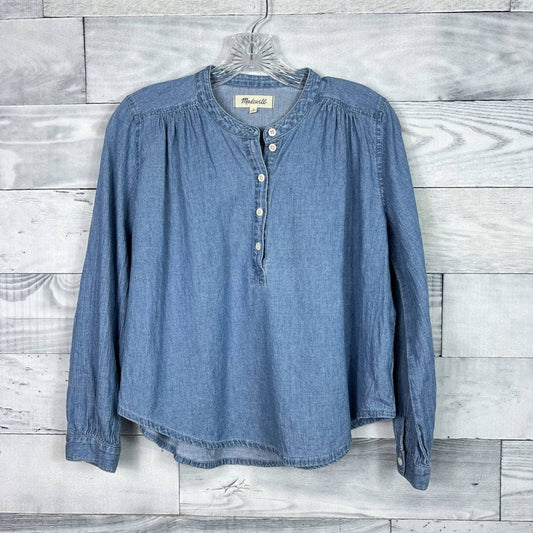 Madewell Shirred Popover Top - Second Seams