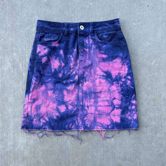 ASOS x Collusion Tie Dye Denim Skirt - Second Seams