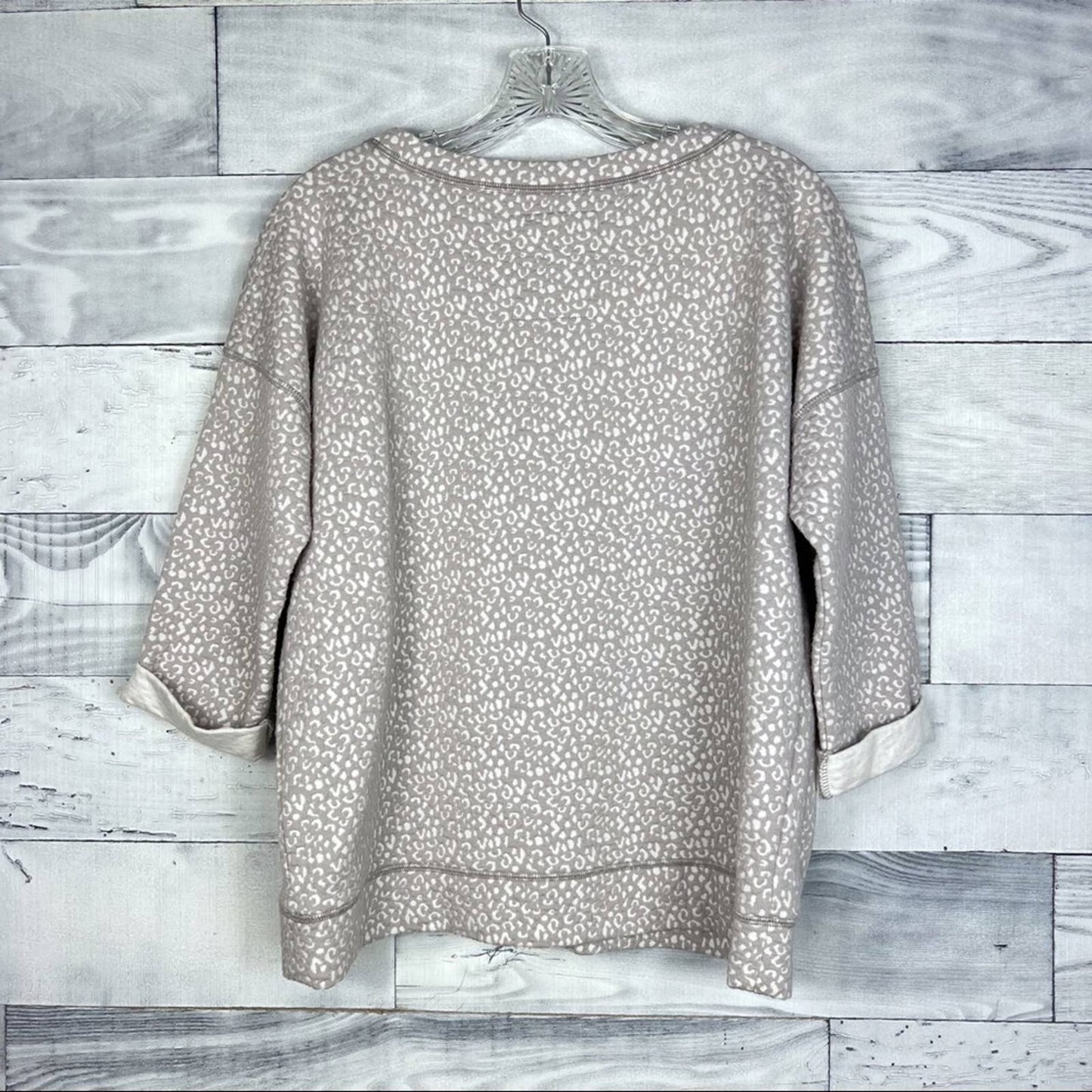 Anthropologie Lilka Leopard Sweatshirt - Second Seams